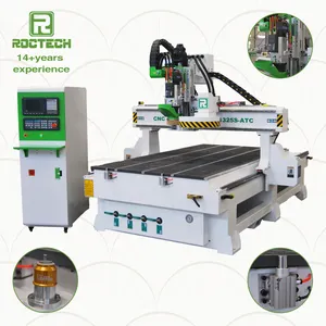 1325S-ATC customizable cnc router machine with carousel or linear auto tool change magazine 4*8ft cnc cutting machine