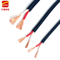 Kabel Daya RVV 2 3 4 5 Core H05VV-F Konduktor Tembaga Kabel Fleksibel 1 1.5 2.5 4 6mm Kabel Listrik Kawat