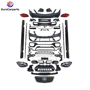 Classe <span class=keywords><strong>S</strong></span> <span class=keywords><strong>W222</strong></span> da vecchio a nuovo Kit carrozzeria stile S63 TI con luci 2014 ~ 2018Y paraurti anteriore paraurti posteriore diffusore di scarico punta griglia - Product Image 6