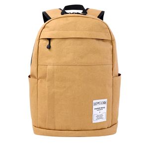 Sac à dos personnalisé pour étudiants, femmes, avec logo, en toile cirée, pour appareil photo, design, ordinateur portable, imperméable, en cuir de vache, sac à dos d'affaires - Product Image 1