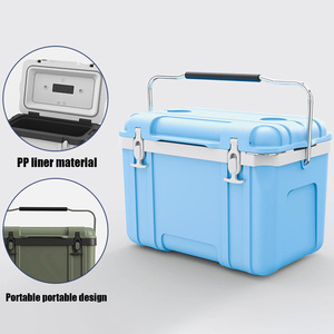 Oem/ODM xách tay 26L leakproof cứng hộp mát tùy chỉnh mô hình PE chất liệu cho cắm trại ngoài trời lĩnh vực rượu vang & thực phẩm lưu trữ Băng hộp - Product Image 5