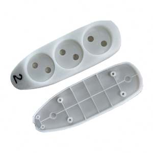 Conception personnalisée de multiprise en plastique PP ABS Rallonge de boîtier en plastique Plomb de boîtier en plastique Moulage par injection de coque - Product Image 4