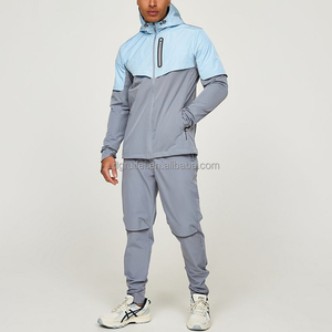 Tùy Chỉnh 3M Phản Quang Biểu Tượng Thoáng Khí 4 Cách Căng Đầy Đủ Zip Trùm Mũ Trùm Mũ Trùm Màu Khối Chạy Áo Gió Áo Khoác Không Thấm Nước Người Đàn Ông - Product Image 6