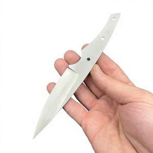 Jexa BB-1324 Hoja de Cuchillo de Cocina de Acero Inoxidable de Grado Industrial, OEM DIY, Tratada Térmicamente 55-56 HRC, Hoja Fija, Mango de 3.5mm - Product Image 4