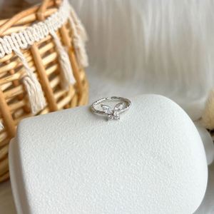 Dylam Jewelry <b>Rings</b> <b>Adjustable</b> Butterfly Open <b>Ring</b> S925 Sterling Silver <b>Rings</b> for Women Girls - Product Image 3