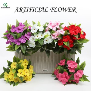 Flores Artificiales <span class=keywords><strong>de</strong></span> Seda Tipo Joya, Ramo <span class=keywords><strong>de</strong></span> Plantas Artificiales para Decoración <span class=keywords><strong>de</strong></span> Hogar, Jardín, Ventana, Caja, Fiesta, Mesa y Jarrón - Product Image 5