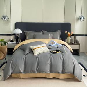 高品质纯棉床单，水洗，平纹染色，非一次性，4件套，四季通用，单人床，双人床，学生用 - Product Image 6