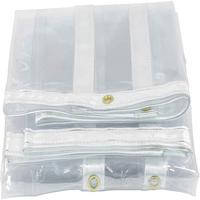 LIYUAN Grand rideau transparent Rideau en vinyle PVC marine transparent