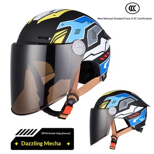 Casco Abierto para Scooter Eléctrico con Lente Extraíble, Ligero y Transpirable, para Ciclismo Eléctrico - Product Image 4