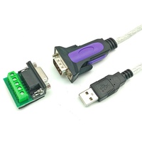 Cable de Puerto Serie USB 2.0 a RS485 RS422 DB9 de 1 m con Circuito Integrado FTDI-FT232+SP485