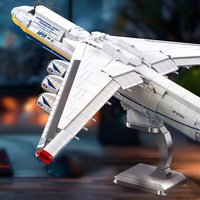 EN STOCK JJ9093 MOC Avion de transport An-225 Blocs de construction Modèle d'avion Briques Jouets d'assemblage pour garçons Coffret cadeau de Noël