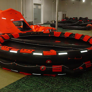 Un radeau <span class=keywords><strong>de</strong></span> sauvetage <span class=keywords><strong>gonflable</strong></span> essentiel <span class=keywords><strong>de</strong></span> type ouvert, réversible et auto-redressant pour les voyages internationaux - Product Image 3