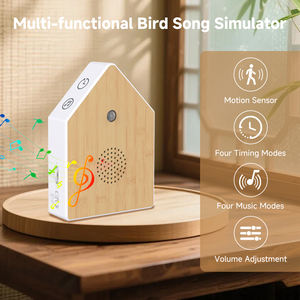 Caja Musical Giratoria con Sonidos de Aves, Funciona con Pilas, Atrae Aves en Interiores, Relajante Ruido Blanco, <span class=keywords><strong>Canciones</strong></span> de Aves para Amantes de las Aves - Product Image 5