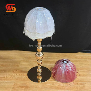 Lampe de table LED en métal de luxe SMOOTH, décoration de bouquet de mariage, centre de table pour événements festifs - Product Image 3
