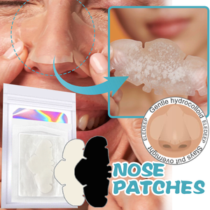 แผ่นแปะสิวไฮโดรคอลลอยด์สำหรับจมูก แผ่นแปะสิวไฮโดรคอลลอยด์แบบใช้ข้ามคืน แผ่นแปะสิวสำหรับดูดซับสิว แผ่นแปะรูขุมขนสำหรับจมูก - Product Image 1