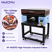 Nieuwe 720x1200dpi hoge precisie automatische DTG industriële textielprinter met pigmentinkt voor katoen