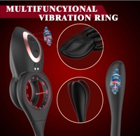 Amazon Bestseller Vibrierender Ferngesteuerter Penisring für Männer Cockring Analplug für Paare