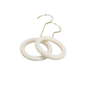 Wholesale Custom Non-Slip Kids <strong>Hanger</strong> Display Rack Multifunctional Wooden Ring <strong>S</strong> Hooks for <strong>Children</strong> Clothing Store Display - Product Image 5
