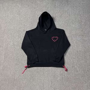 批发高品质街装男士运动裤套装Y2K嘻哈运动衫纯棉男士套头衫Carsicko男士连帽衫 - Product Image 4