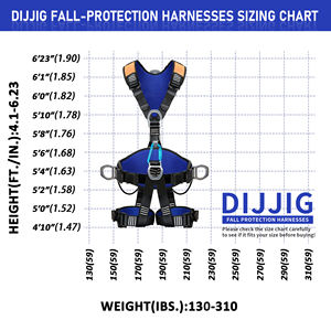 Queda Proteção De Segurança Com Cinto De Segurança Removível Full Body Harness Segurança - Product Image 3