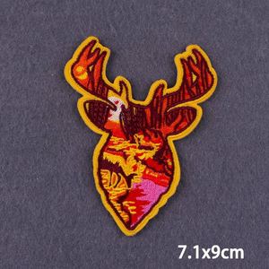 Patchs brodés pour vêtements sur le thème des voyages d'aventure, animaux, patchs thermocollants pour vêtements, patch brodé avec logo personnalisé - Product Image 2