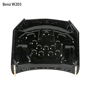 สำหรับ C-Class W205 4 ประตู คาร์บอนไฟเบอร์ ฝาครอบหน้ารถ ปี 2015-2021 - Product Image 5