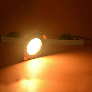 Luminaire commercial LED encastré au plafond, sans cadre, éclairage intérieur, alimentation CA, 5W 7W 12W 18W, aluminium noir, garantie 3 ans - Product Image 2