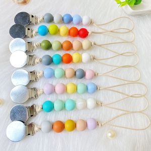 Chaîne de sucette en silicone anti-chute, attache pour bébé, accessoires assortis DIY, <span class=keywords><strong>cadeau</strong></span> de fête pour enfants - Product Image 1