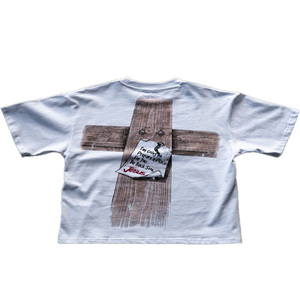 Biểu Tượng Tùy Chỉnh Cổ Điển Axit Rửa Rửa Dệt Kim Nặng 100% Cotton Quá Khổ Của Người Đàn Ông T-Shirt Dtg/Dtf In Ấn Trống Thiết Kế Cao - Product Image 1