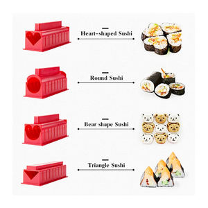 Vente chaude bricolage 10 pièces <span class=keywords><strong>maison</strong></span> algues riz rouleau faisant <span class=keywords><strong>Sushi</strong></span> outil <span class=keywords><strong>Sushi</strong></span> faisant Kit équipement pour débutants - Product Image 3