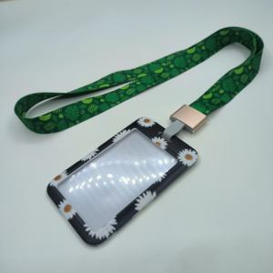 最小注文なしカスタマイズされたロゴポリエステルストラップネックストラップ、カラフルなUVプリントABSIDカードホルダー付き - Product Image 5