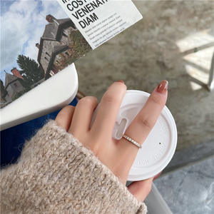 Logo personnalisable mode femmes bague en acier inoxydable couleur unie avec maçonnerie mariage cadeau bijoux anneau - Product Image 3