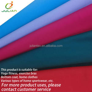 May Nylon 66 Và Lycra Vải Polyester Spandex Cao Đàn Hồi Yoga Quần Áo Ngực Vải Các Nhà Sản Xuất Elastane Độ Bền Kéo Vải - Product Image 3