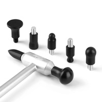 Outils de débosselage automobile Super PDR, marteau en aluminium avec 16 têtes pour la réparation des bosses de carrosserie en atelier