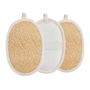 Cepillo de Lufa 100% Natural Largo y Simple para Lavar Platos, Esponja de Lufa Orgánica para Limpieza Corporal, Eliminación de Piel Muerta, Marca Privada - Product Image 1