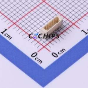 WAFER-0.8-5PWB Wire-to-Board Pin Header SMD,P=0.8mm,Horizontal Mount Connector 1x5P 0.8mm Horizontal Mount 5P - Product Image 1