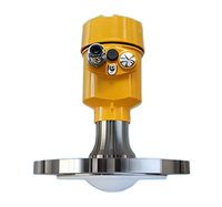 Transmetteur de niveau radar industriel sans contact en acier inoxydable 304/316L, 80G, 4-20mA, RS485, portée 0-70m