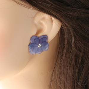 Natural Multicolor Dried Flower Resin <strong>Earrings</strong> Pressed Floral Pendant Hypoallergenic Jewelry Gift for <strong>Mother</strong> - Product Image 2