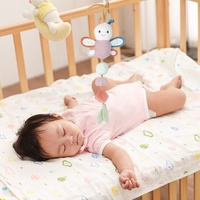 Jouet hochet suspendu pour berceau, hochet en peluche, papillon mignon, hochet suspendu pour poussette de bébé