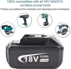 Batteries de remplacement au Lithium-ion 18V pour MAKITA BL1830 BL1840 1845 BL1860 BL1850B - Product Image 3