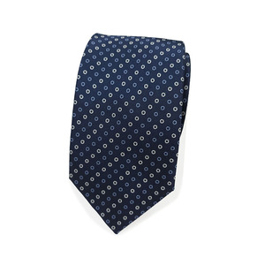 Corbata Estrecha de Poliéster para Hombre, Diseño Vintage con Rayas y Puntos, 7.5cm, Accesorio para Traje, Camisa o Esmoquin, Regalo - Product Image 6