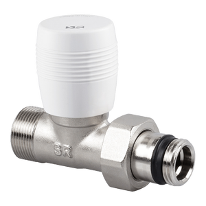 Válvula Recta de Alta Temperatura de la Serie ITALIA de 1/2\" para Tuberías de Cobre y Multicapa, Válvulas para Lavadoras con Paso de 24x19 - Product Image 1