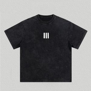 T-shirts pour hommes de haute qualité, impression flocage personnalisée, t-shirt noir, streetwear personnalisé, t-shirt de haute qualité, design de qualité supérieure, tissu épais et doux - Product Image 3