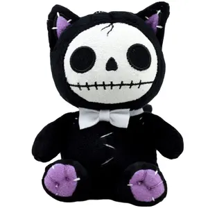 1089 Black Voodoo Kitten Cat peluche Doll Hanging Ornament Kitty Cat Cheap Voodoo Doll