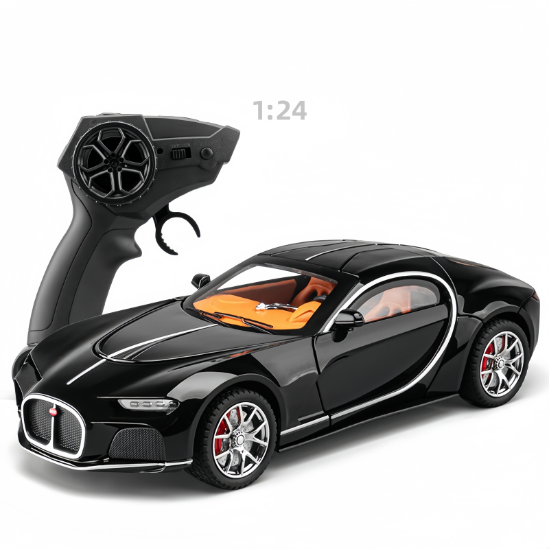 RC Diecast Model Cars 1:24 Bugatti Atlantic with Sound and Light