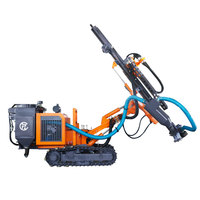 Collecteur de poussière pneumatique pour perceuse au diamant Boîte de vitesses de pompe à moteur diesel Changement automatique de tige Plate-forme de forage minier DTH efficace