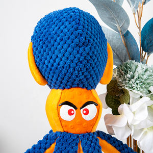 Venta al por mayor, en stock, listo para enviar, logotipo personalizado, <span class=keywords><strong>juguetes</strong></span> <span class=keywords><strong>de</strong></span> tienda <span class=keywords><strong>de</strong></span> mascotas más pequeños, pulpo ecológico, <span class=keywords><strong>juguetes</strong></span> para masticar mascotas - Product Image 2