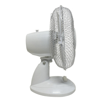 Ventilateur de table électrique silencieux de 9 pouces à faible consommation, portable, en plastique, à commande mécanique, pour usage hôtelier - Prix usine