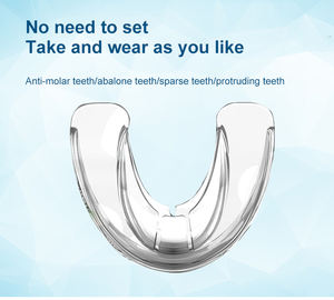 Retenedor de ortodoncia, <span class=keywords><strong>Corrector</strong></span> de dientes, 3 etapas, alisado <span class=keywords><strong>Dental</strong></span>, entrenador de plástico para uso doméstico, caja de molienda de dientes, embalaje - Product Image 3