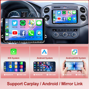 Autoradio Android pour Volkswagen Tiguan Gen 1 2010-2015 Compatible Carplay Stéréo de Voiture Intégré Wifi Fm Dsp Lecteur Multimédia de Voiture - Product Image 2